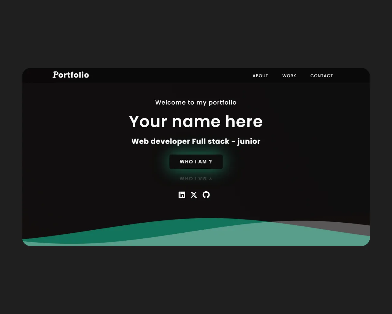 Template portfolio